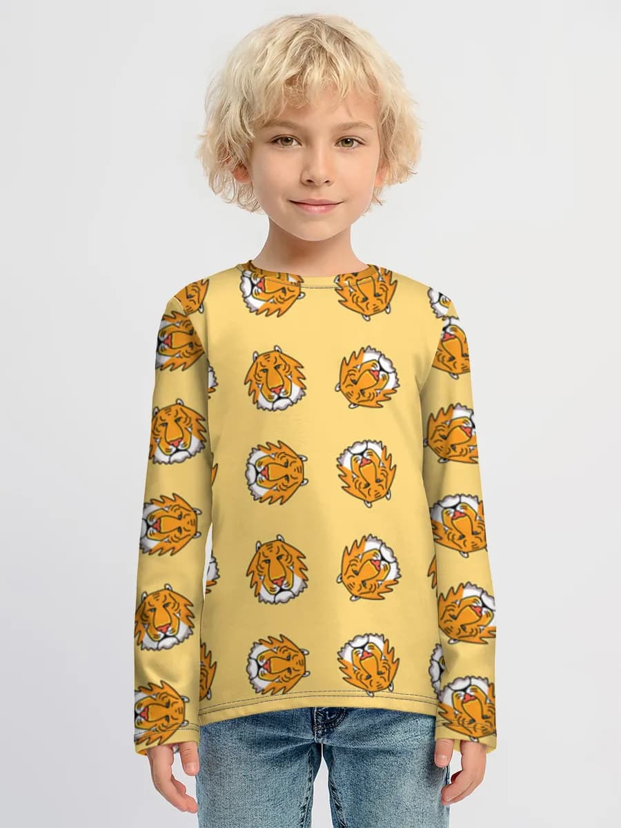 Children's cotton long sleeve shirt
