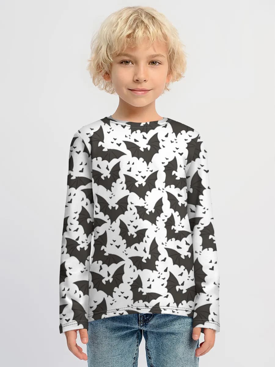 Children's cotton long sleeve shirt