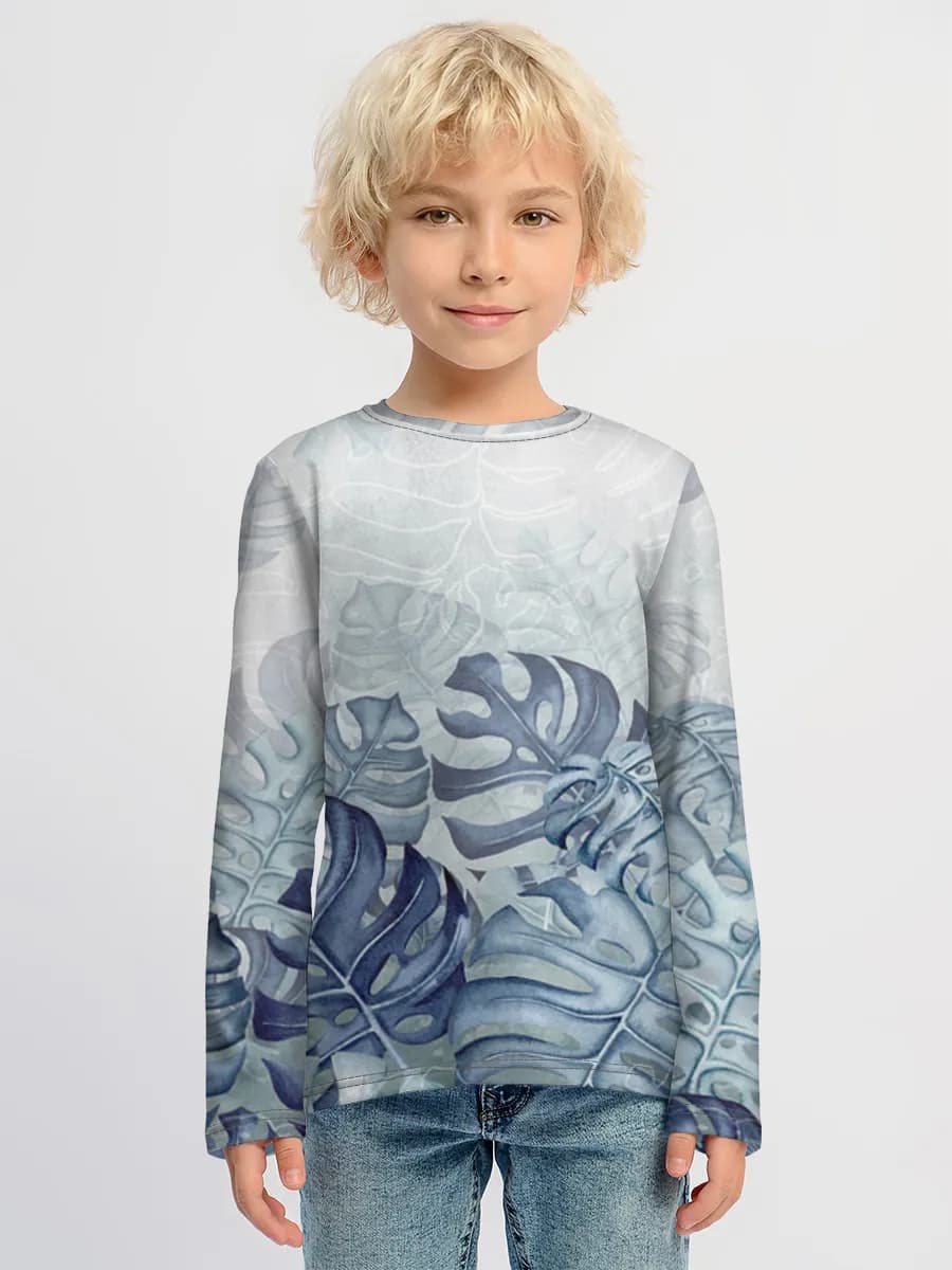 Children's cotton long sleeve shirt