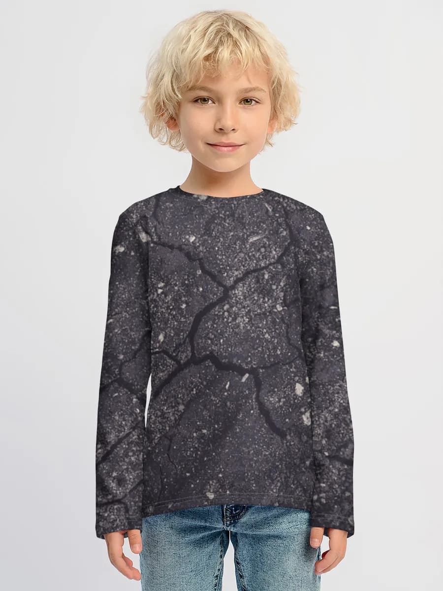 Children's cotton long sleeve shirt