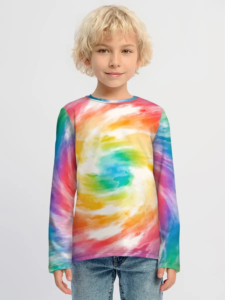 Children's cotton long sleeve shirt