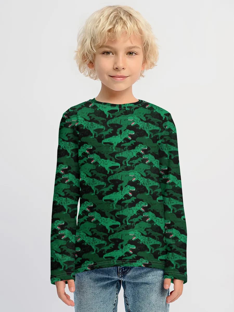 Children's cotton long sleeve shirt