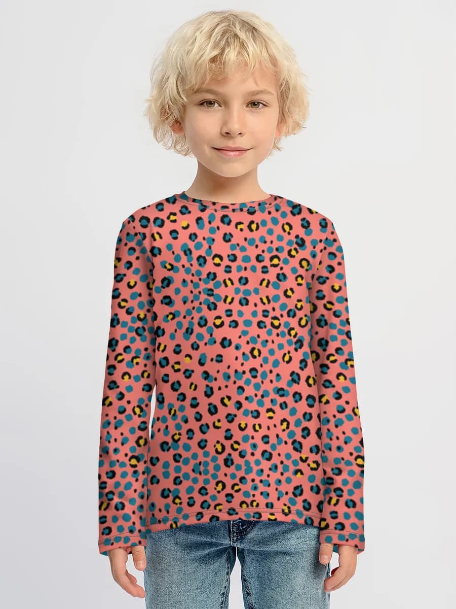 Children's cotton long sleeve shirt
