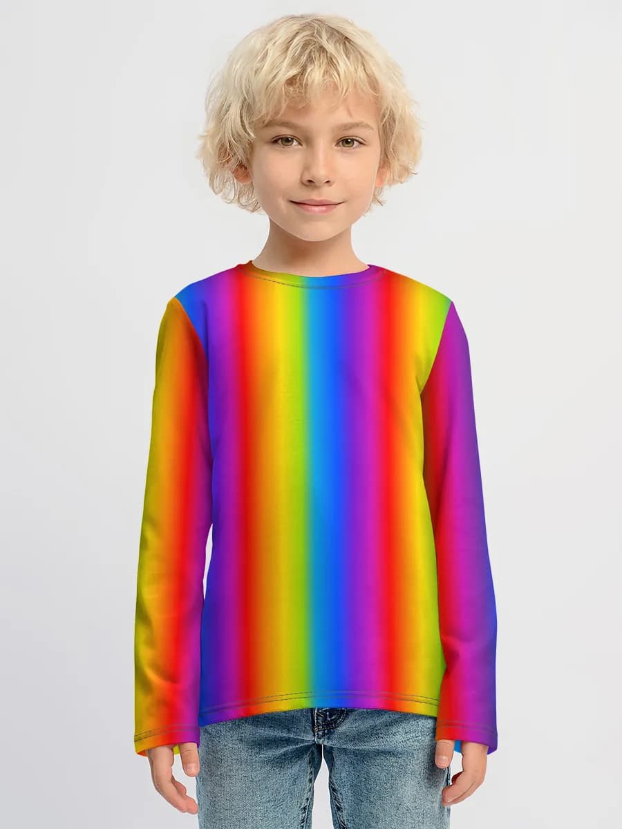 Children's cotton long sleeve shirt