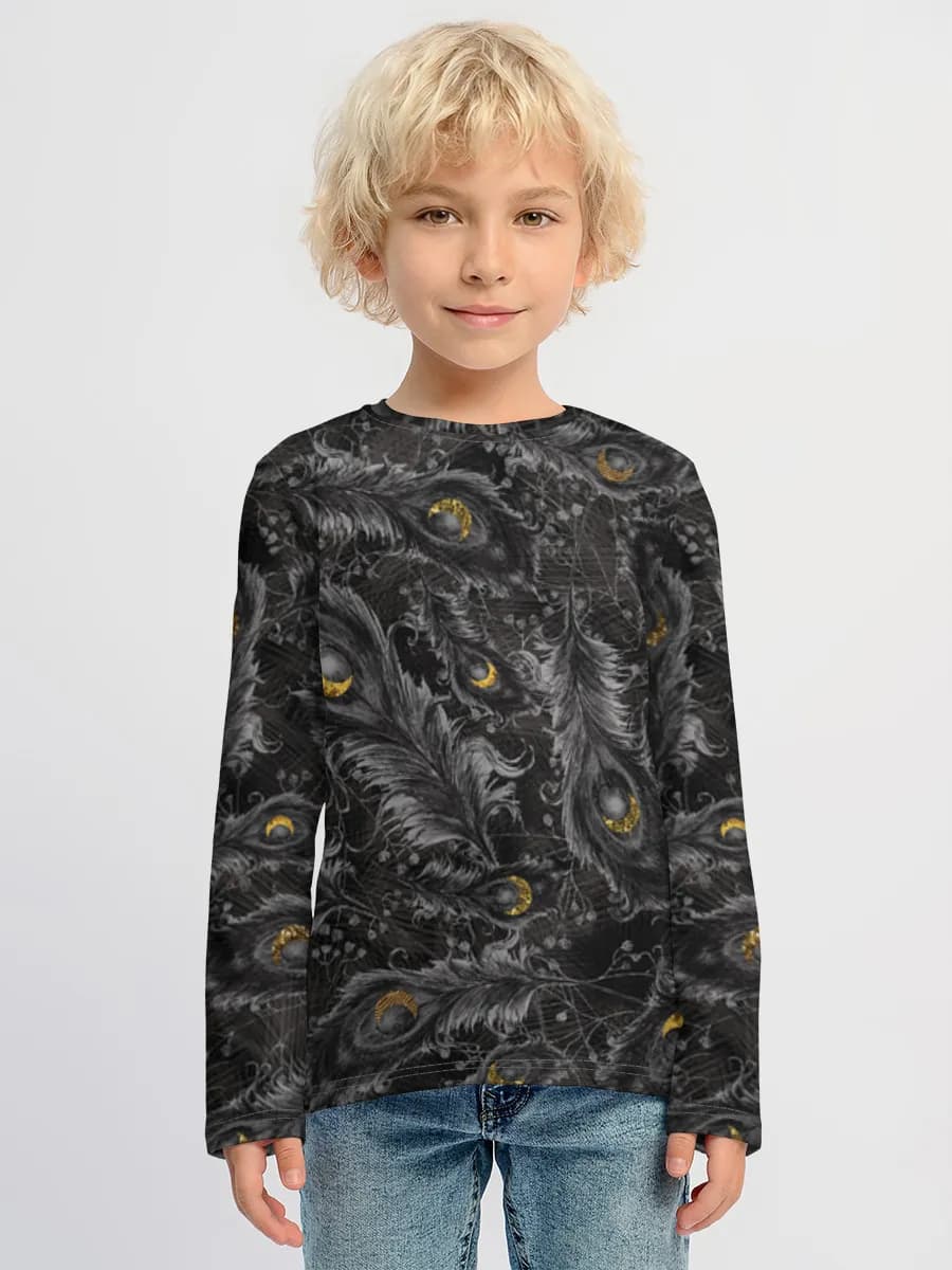 Children's cotton long sleeve shirt