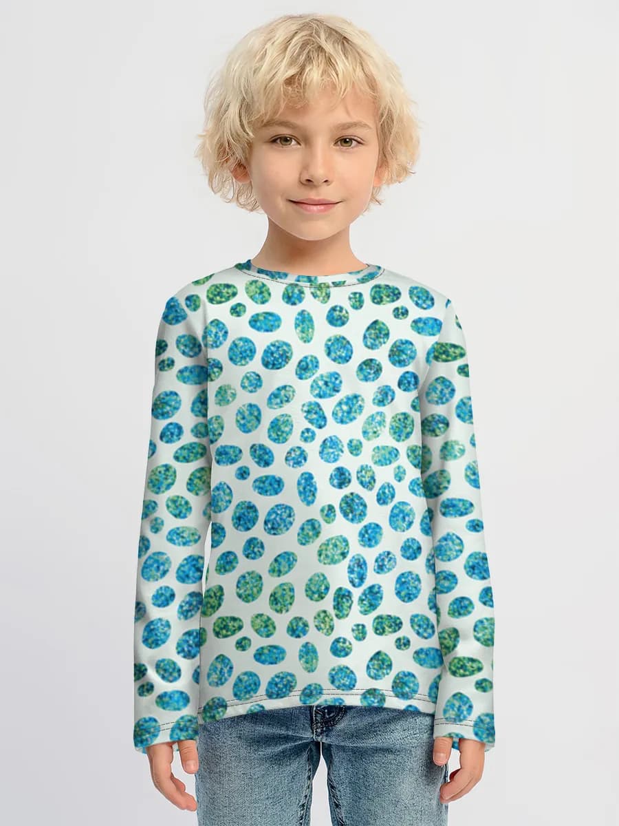 Children's cotton long sleeve shirt