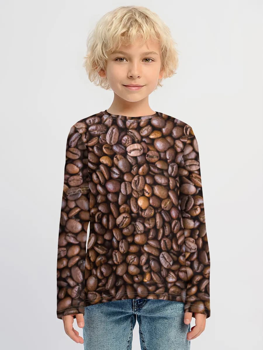 Children's cotton long sleeve shirt