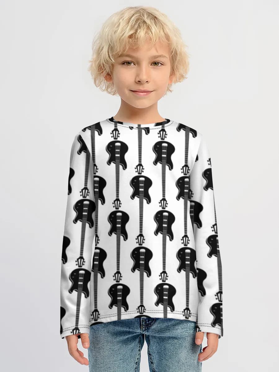 Children's cotton long sleeve shirt