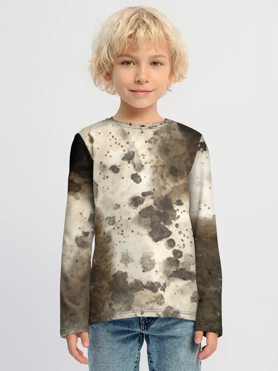 Children's cotton long sleeve shirt