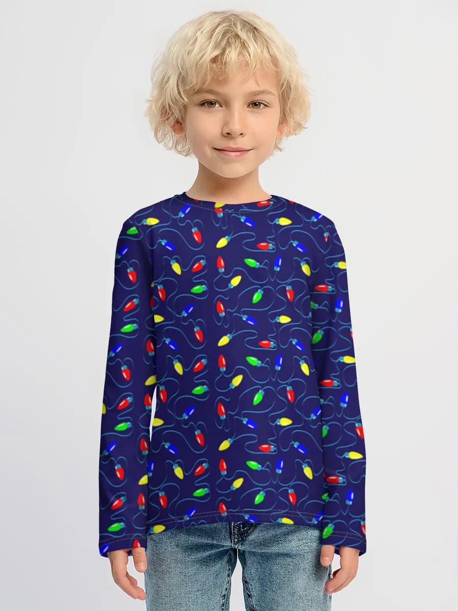 Children's cotton long sleeve shirt