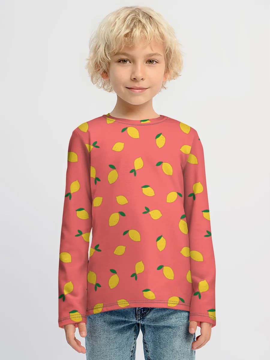 Cute Lemons On Coral