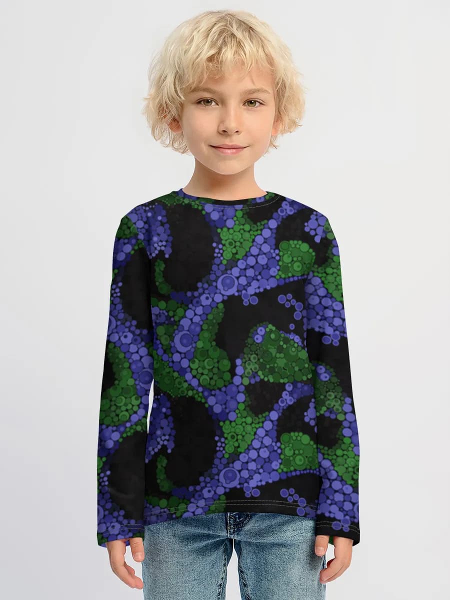 Children's cotton long sleeve shirt