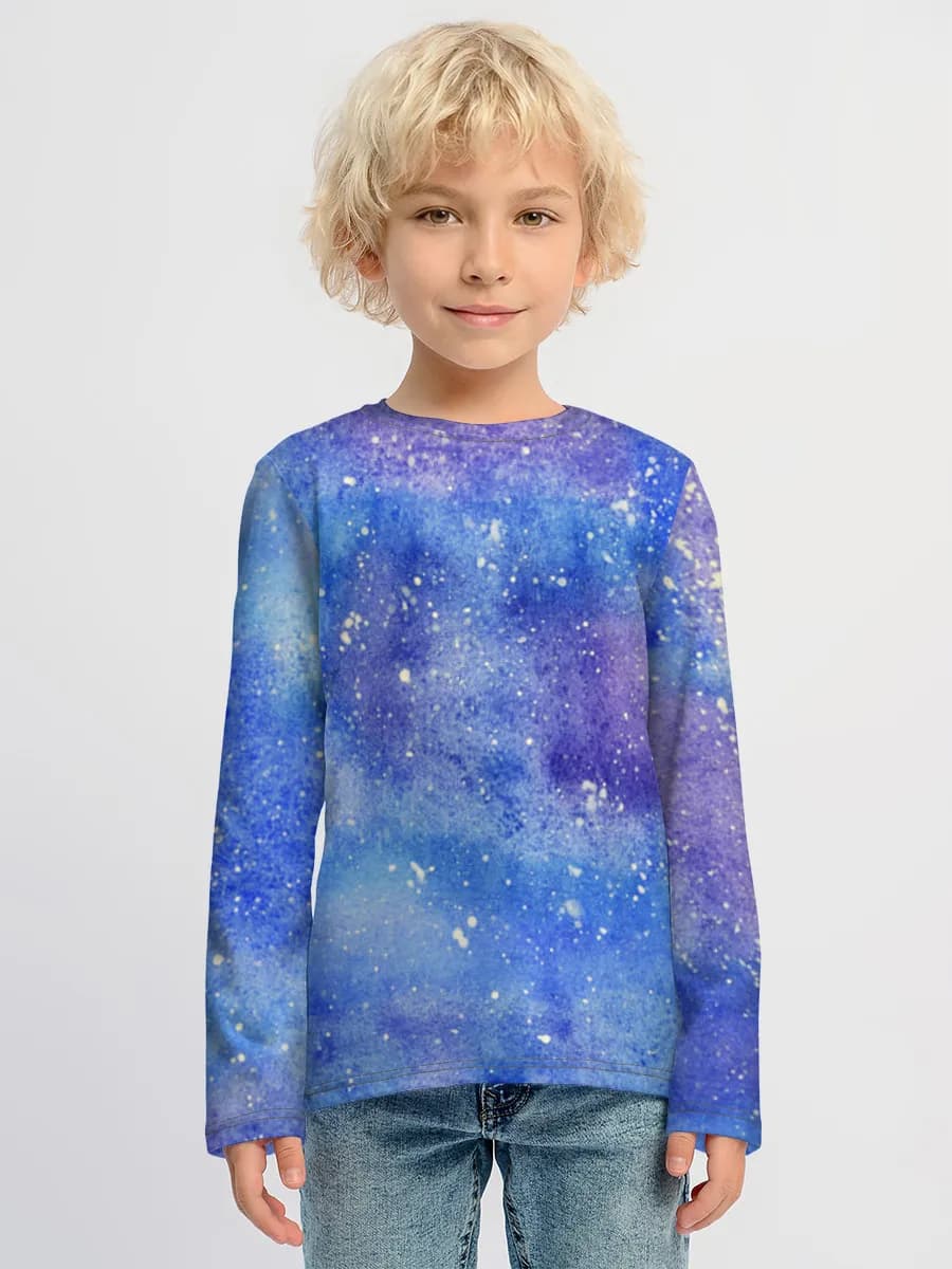 Children's cotton long sleeve shirt