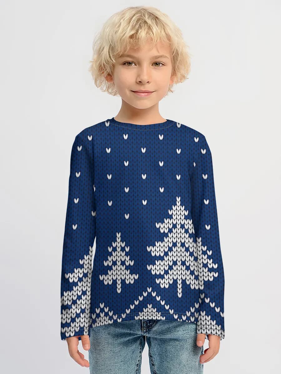 Children's cotton long sleeve shirt
