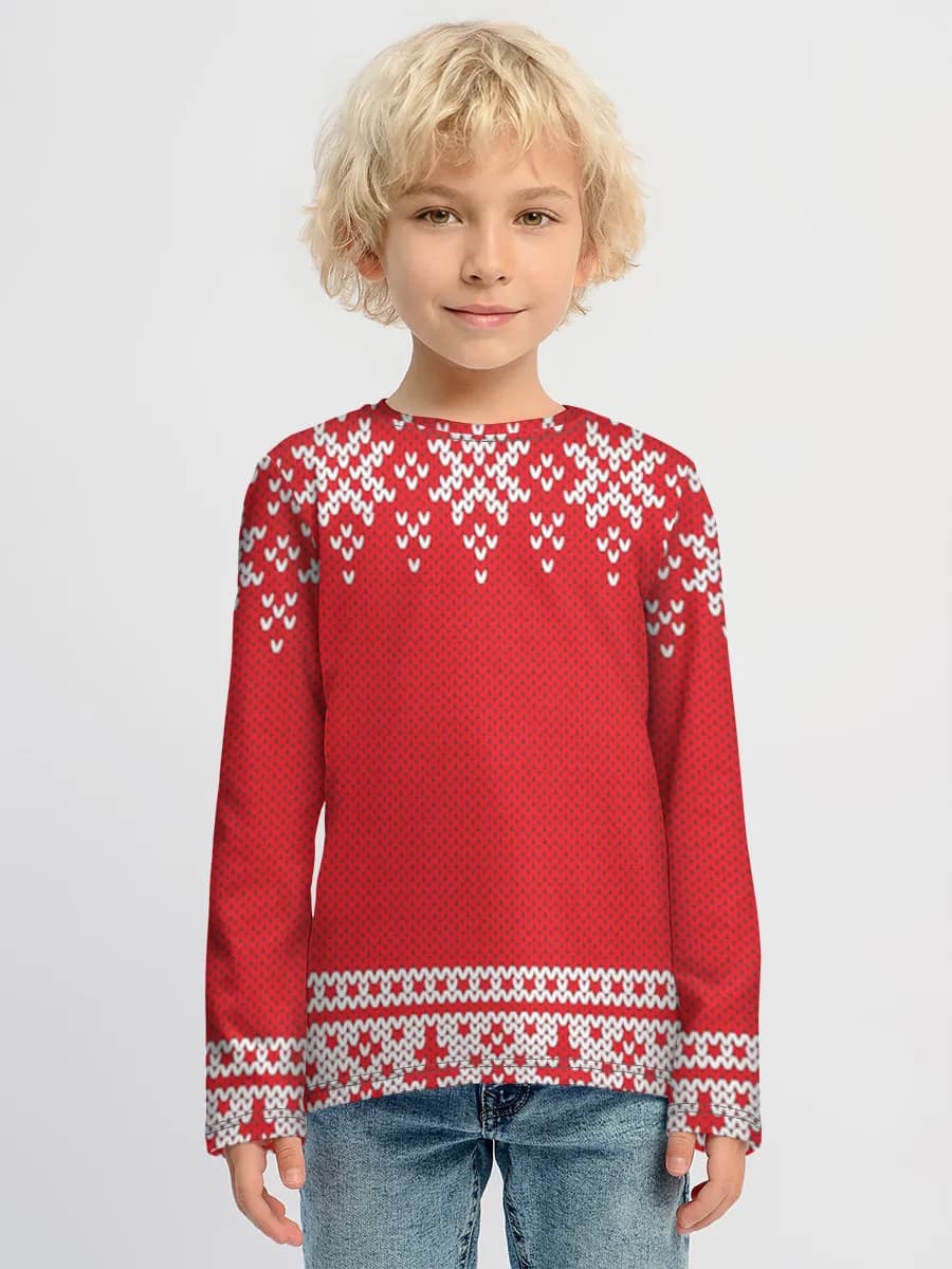 Children's cotton long sleeve shirt