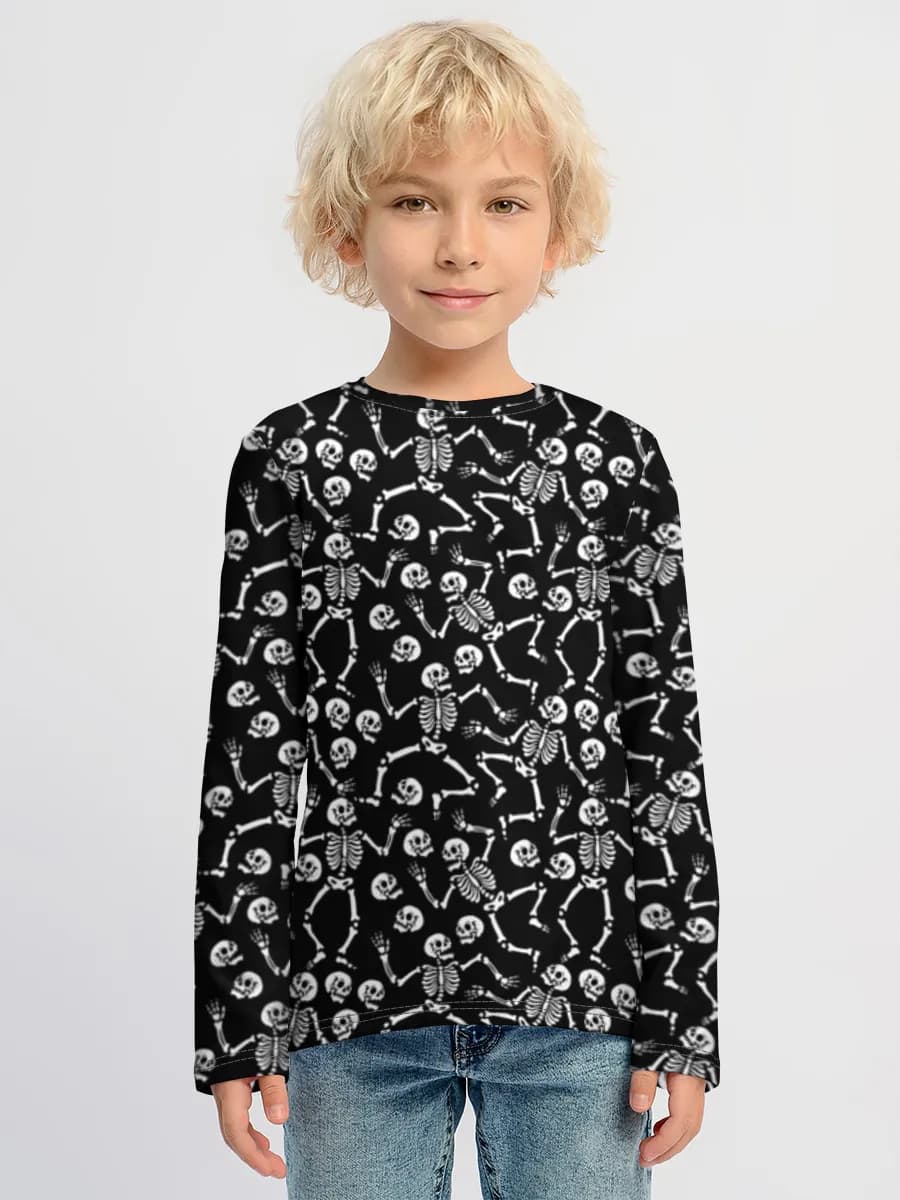 Children's cotton long sleeve shirt