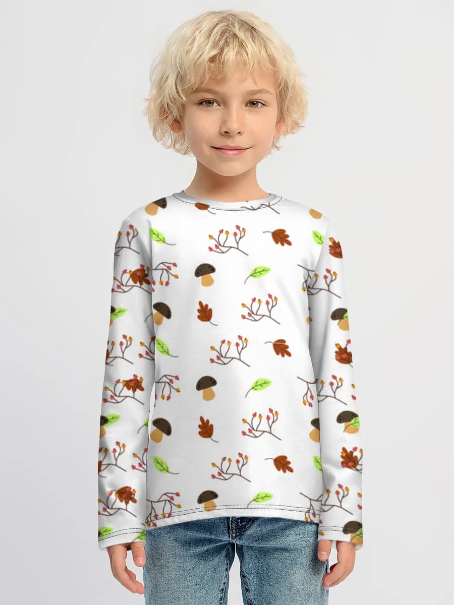 Children's cotton long sleeve shirt