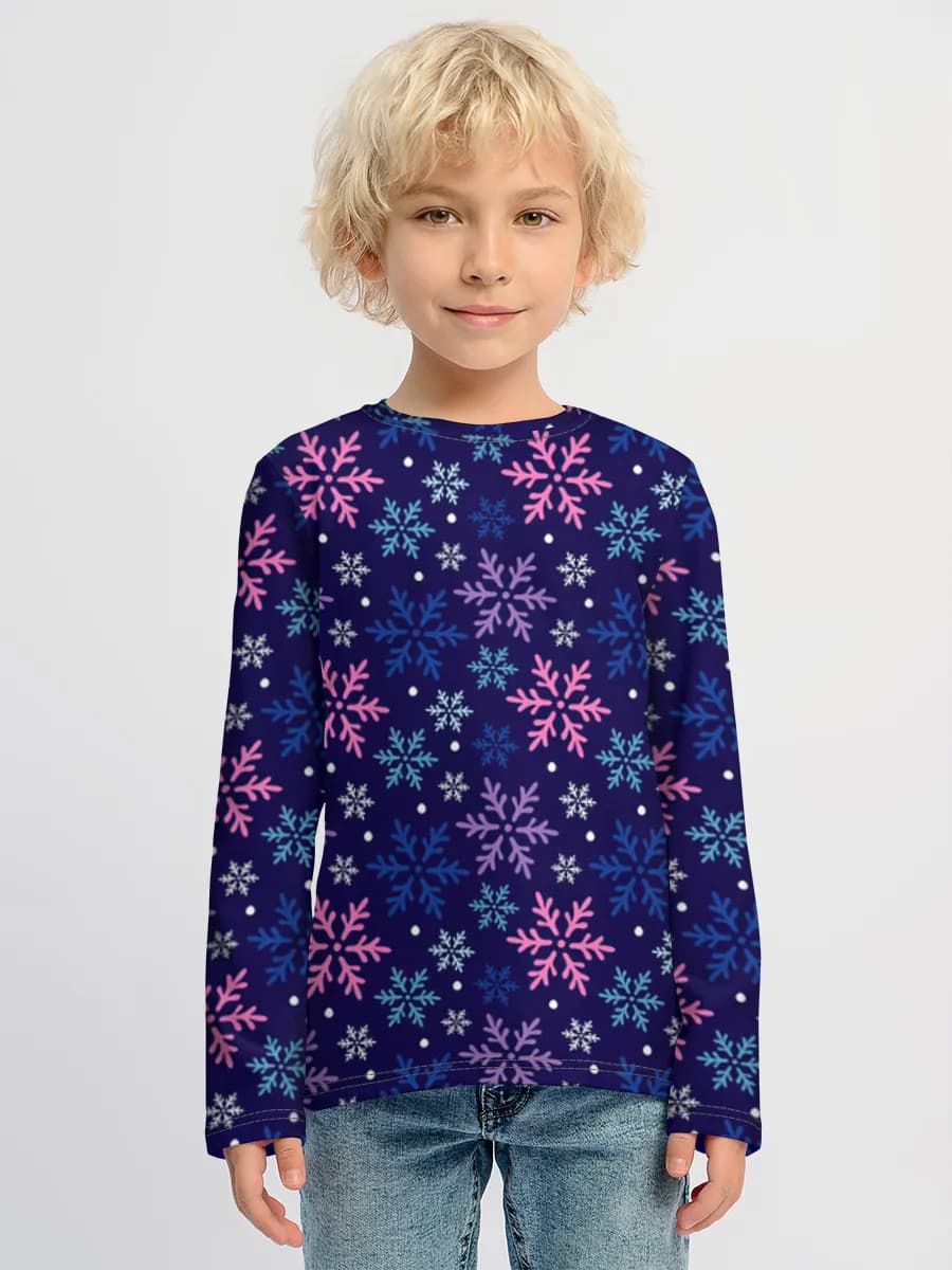 Colorful Winter Snowflakes