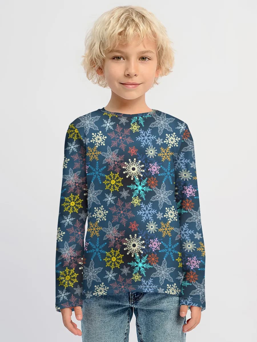 Children's cotton long sleeve shirt