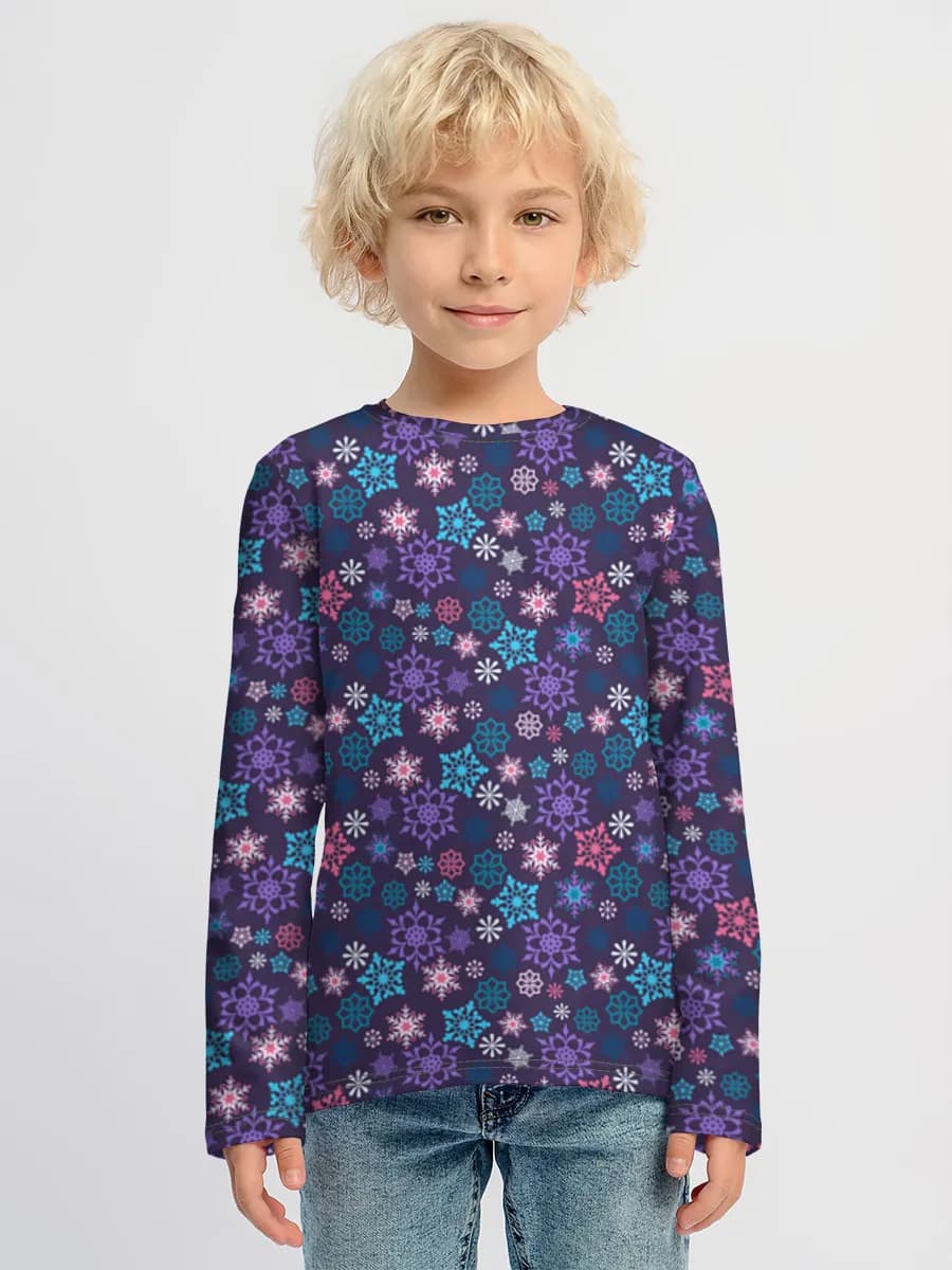 Children's cotton long sleeve shirt