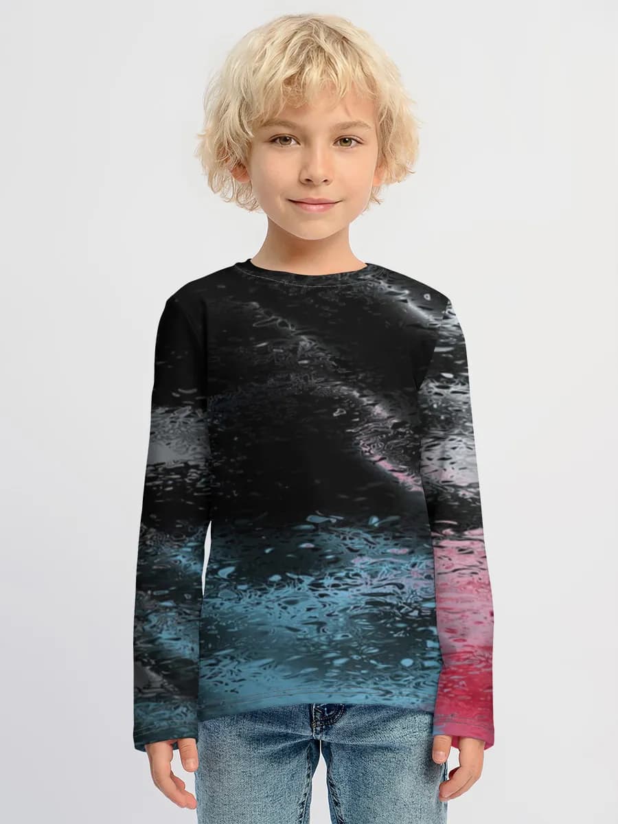Children's cotton long sleeve shirt