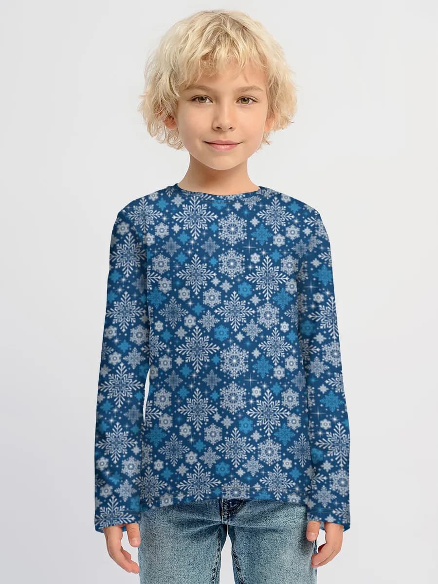 Children's cotton long sleeve shirt