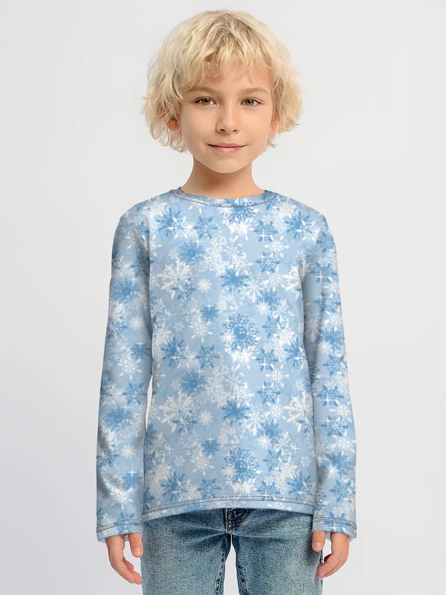 Children's cotton long sleeve shirt