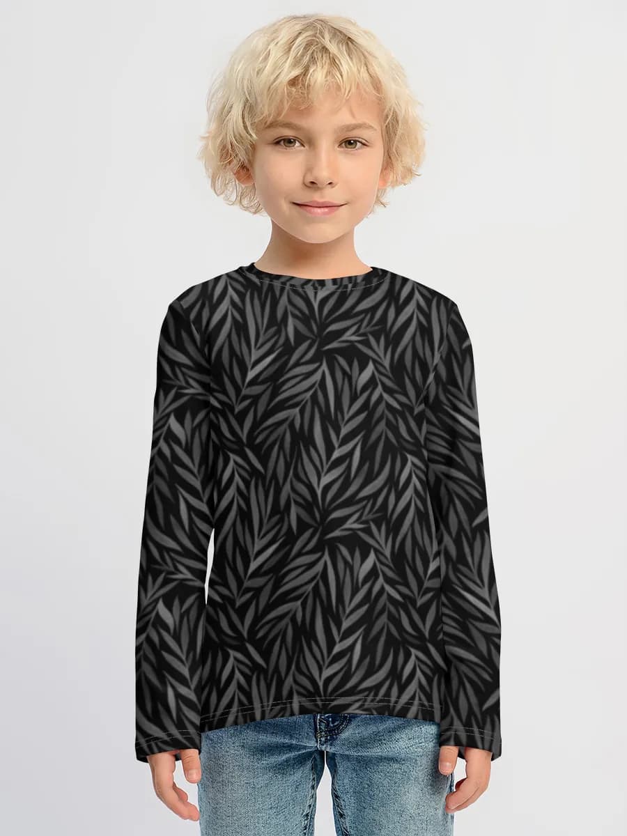 Children's cotton long sleeve shirt