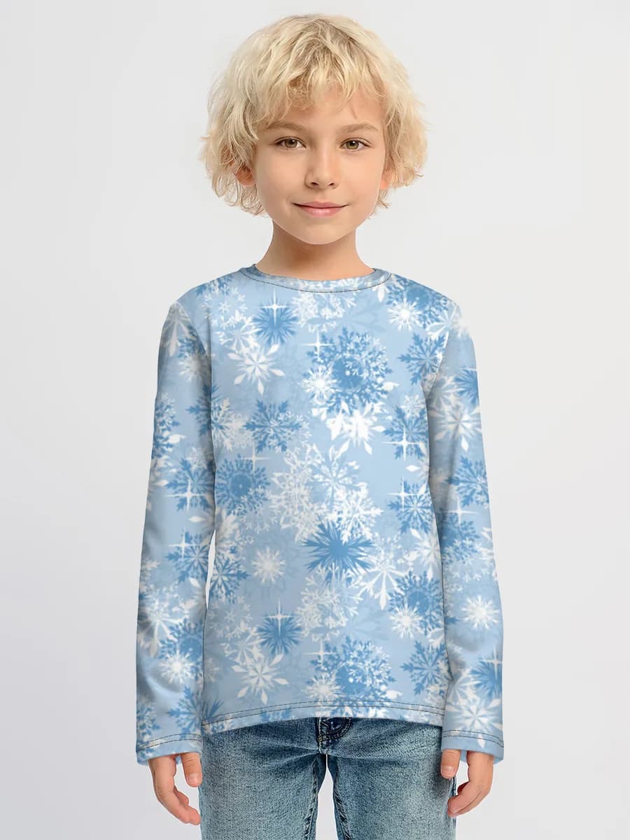 Children's cotton long sleeve shirt