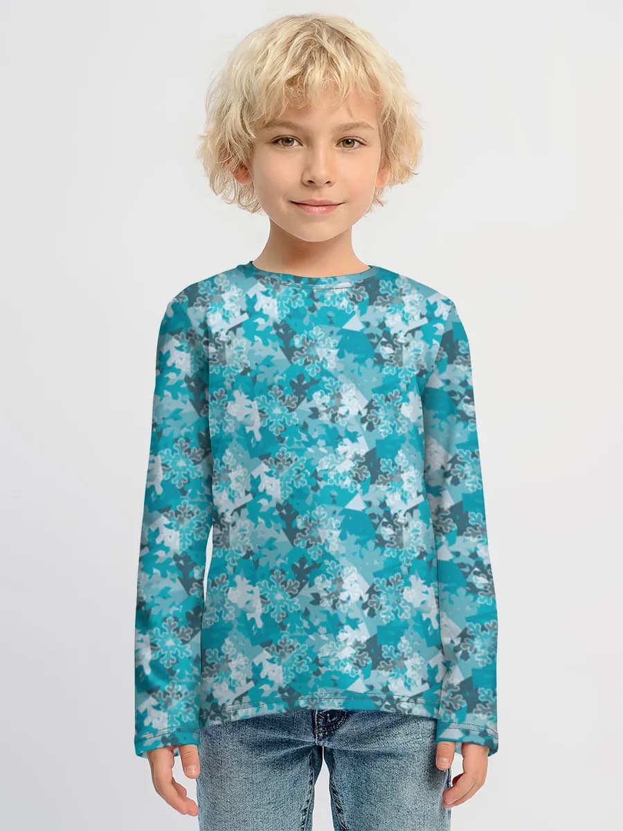 Children's cotton long sleeve shirt
