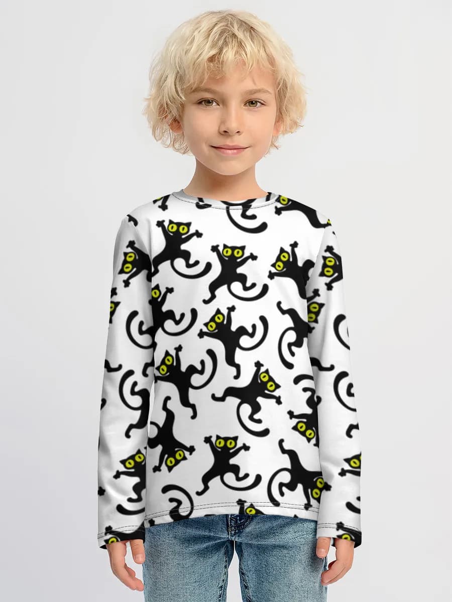 Children's cotton long sleeve shirt