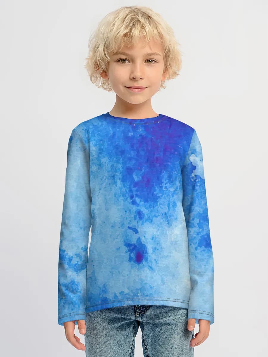 Children's cotton long sleeve shirt