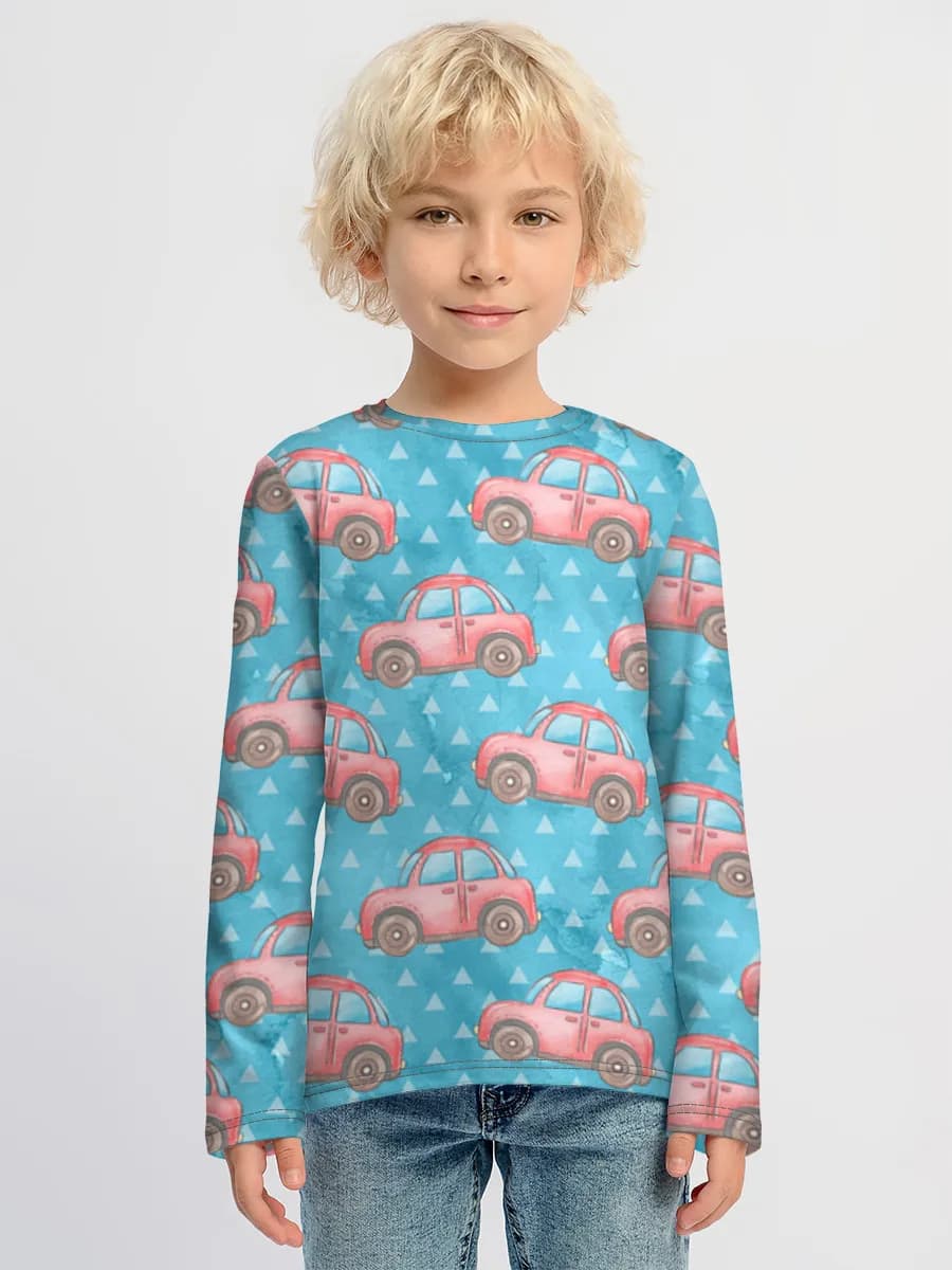 Children's cotton long sleeve shirt
