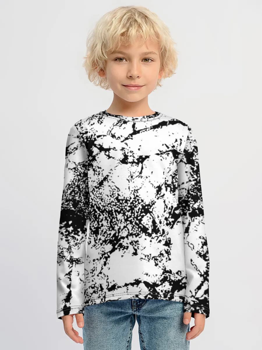 Children's cotton long sleeve shirt