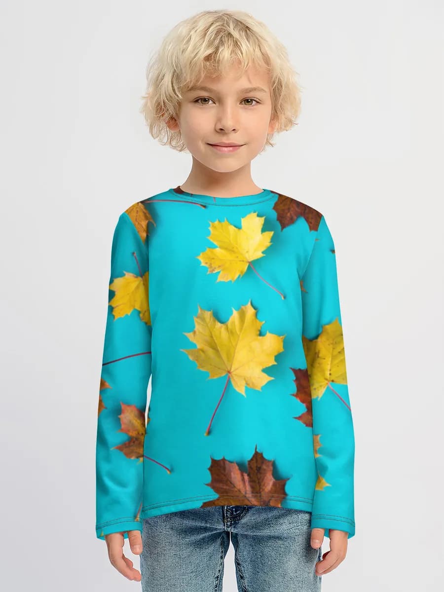 Children's cotton long sleeve shirt
