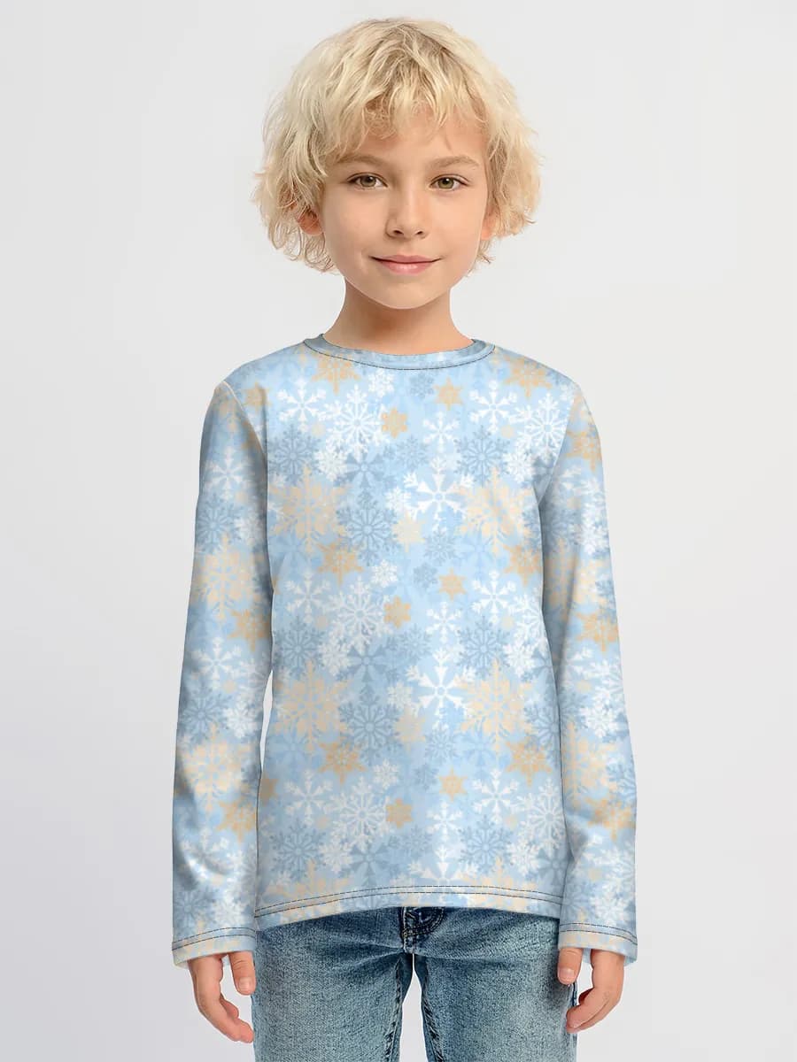 Children's cotton long sleeve shirt