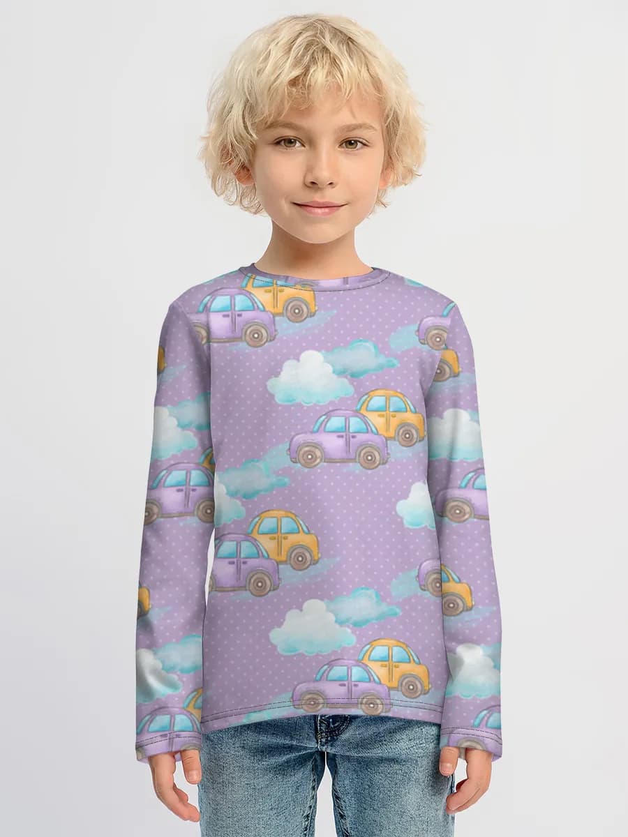 Children's cotton long sleeve shirt