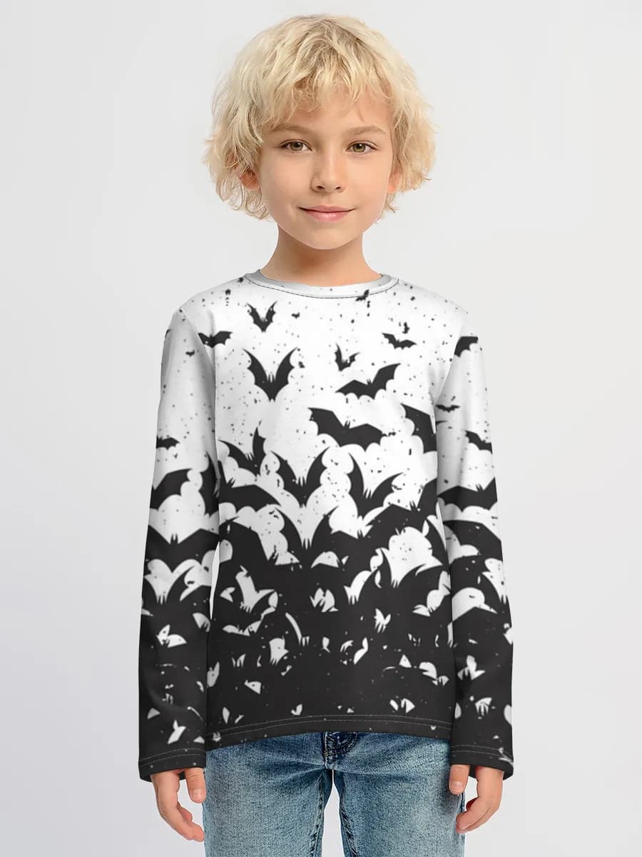 Children's cotton long sleeve shirt