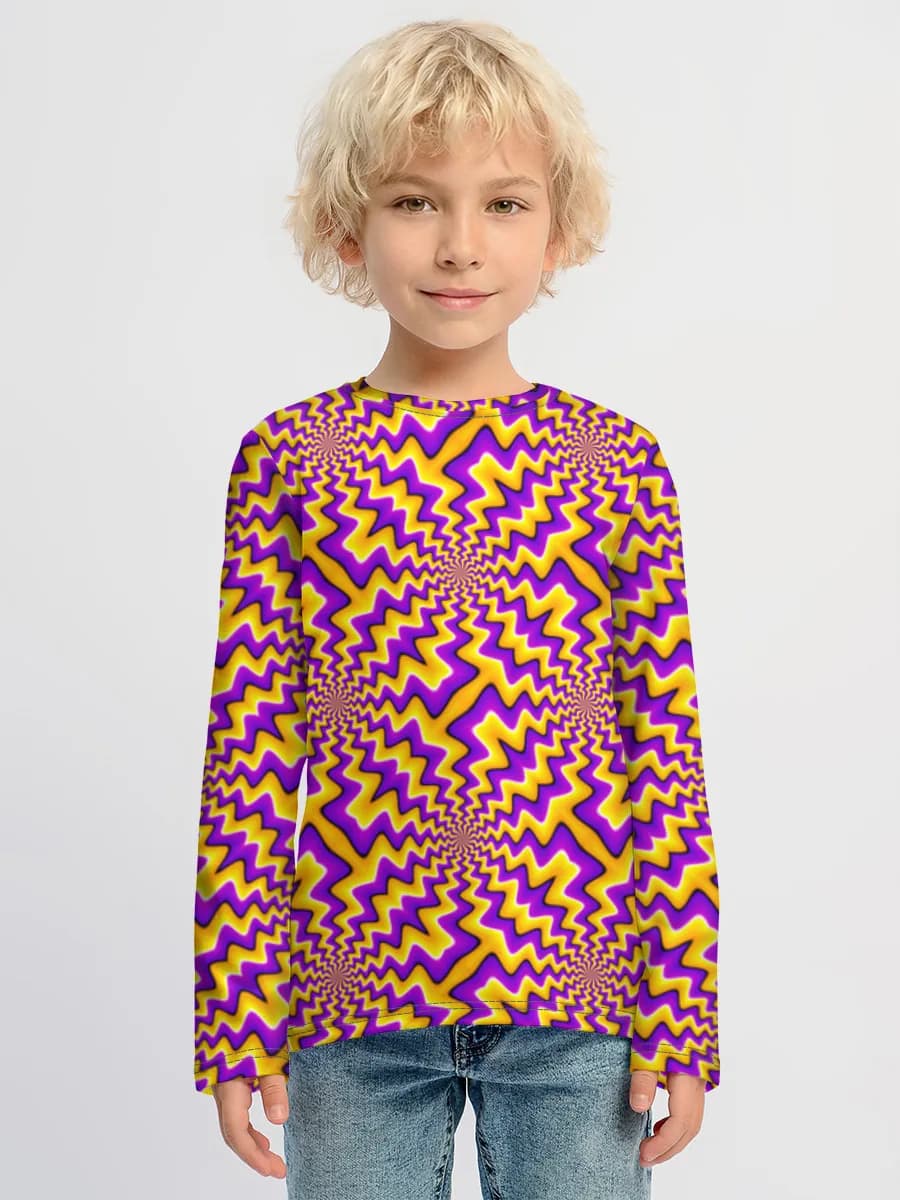 Children's cotton long sleeve shirt