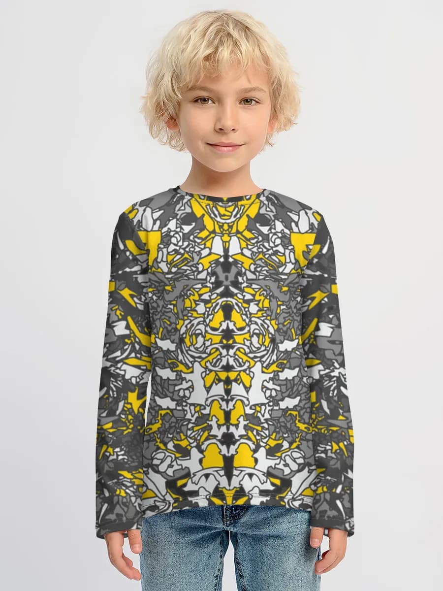 Children's cotton long sleeve shirt