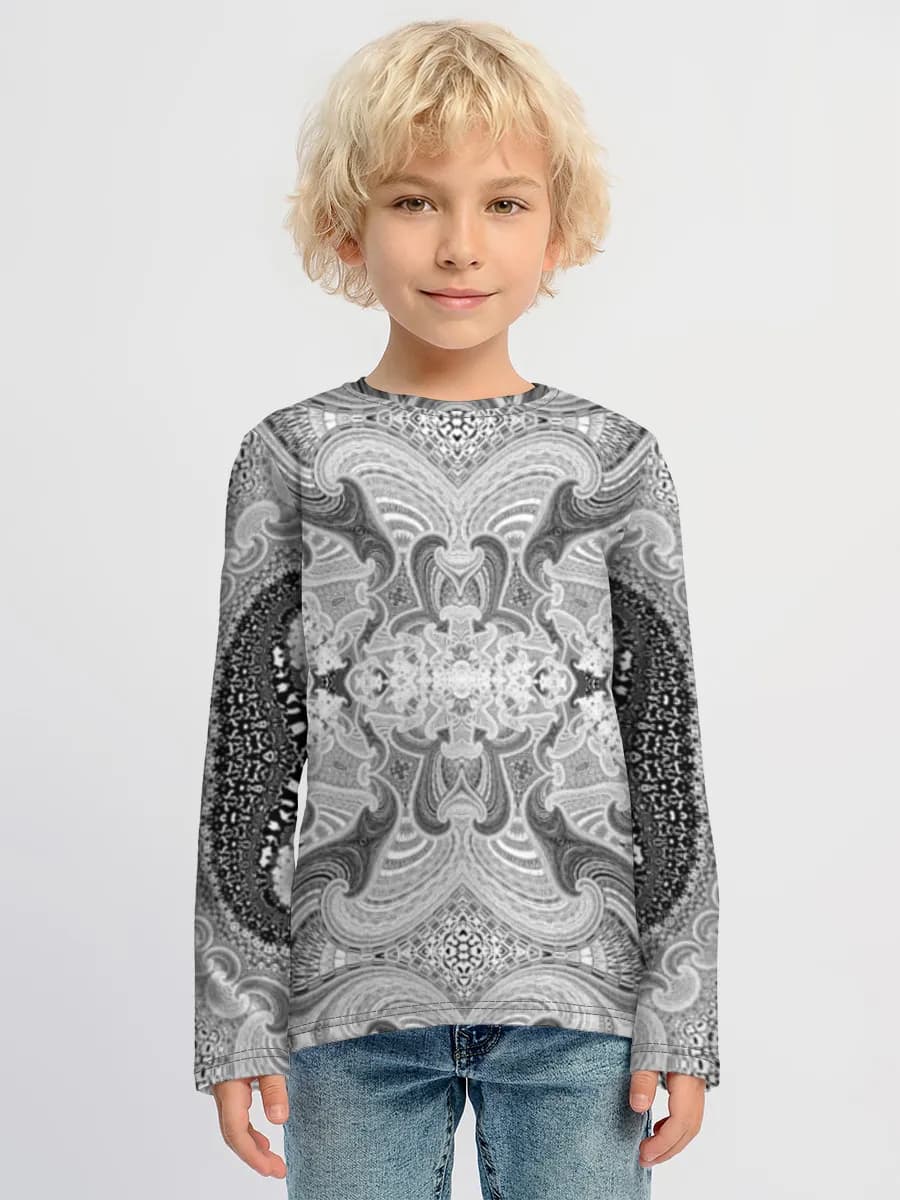 Children's cotton long sleeve shirt