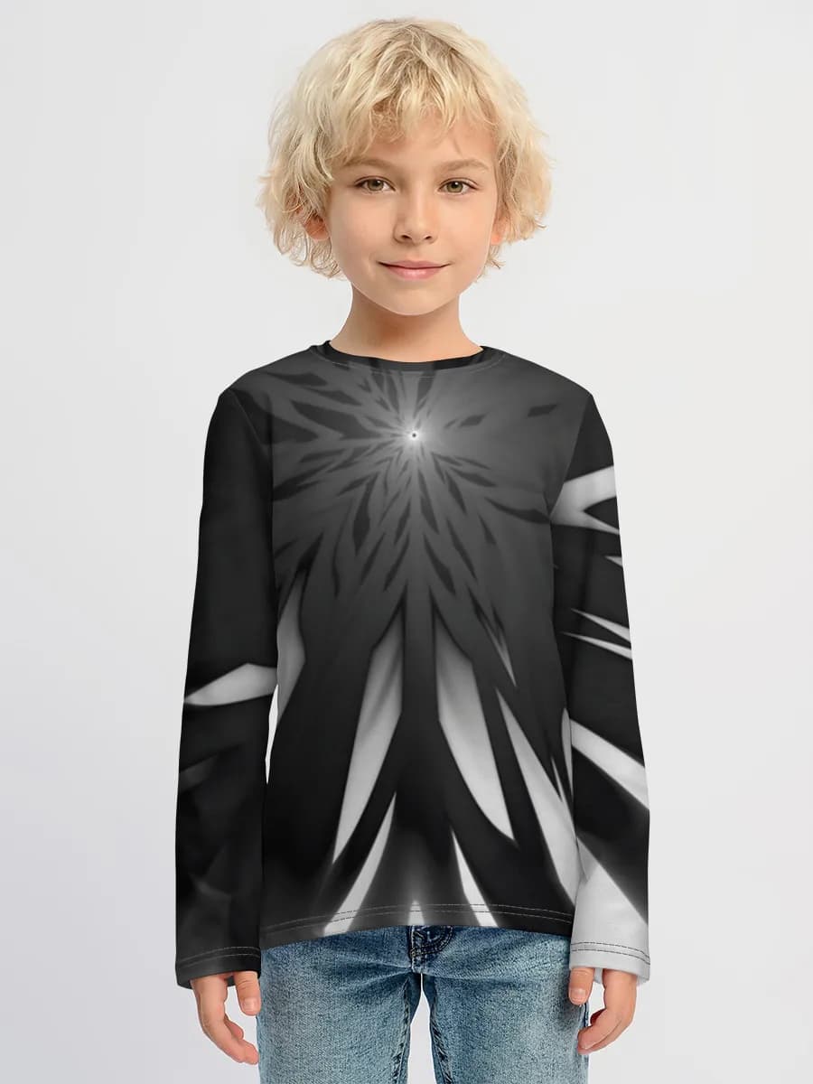 Children's cotton long sleeve shirt