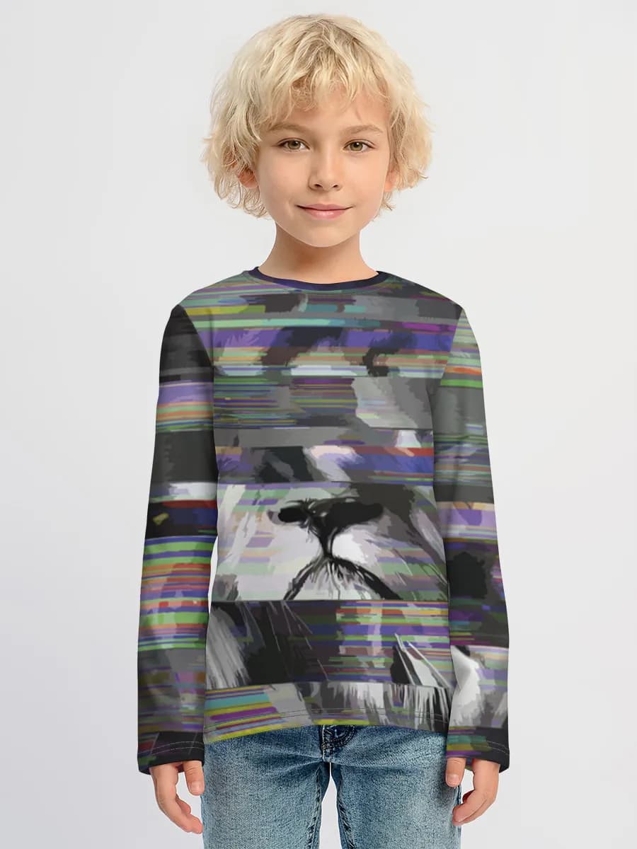 Children's cotton long sleeve shirt
