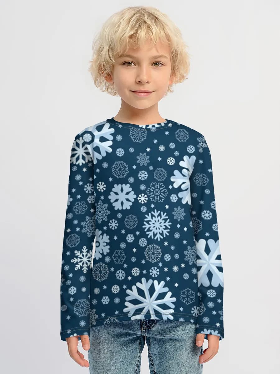 Children's cotton long sleeve shirt