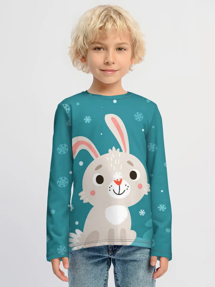 Children's cotton long sleeve shirt