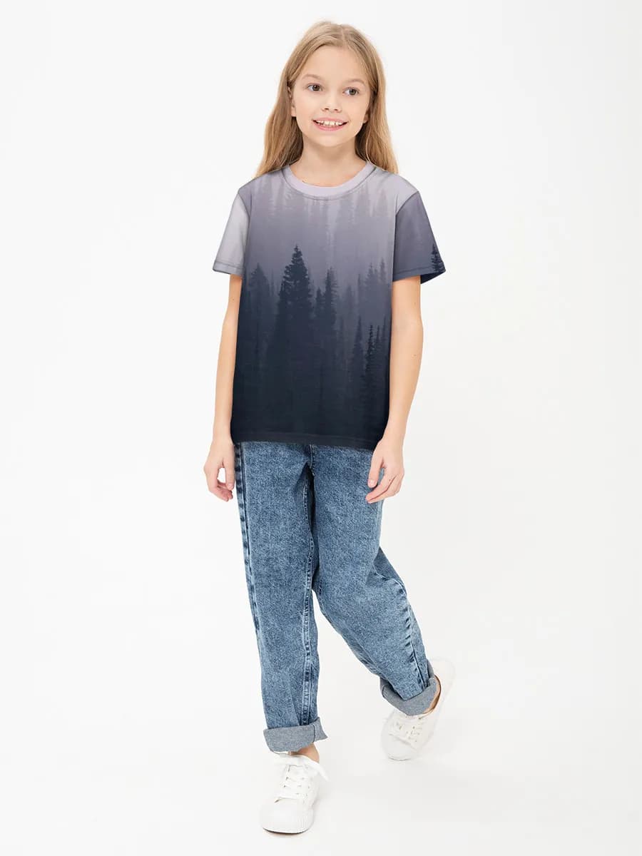 Children's cotton T-shirt (for girls. Copy)