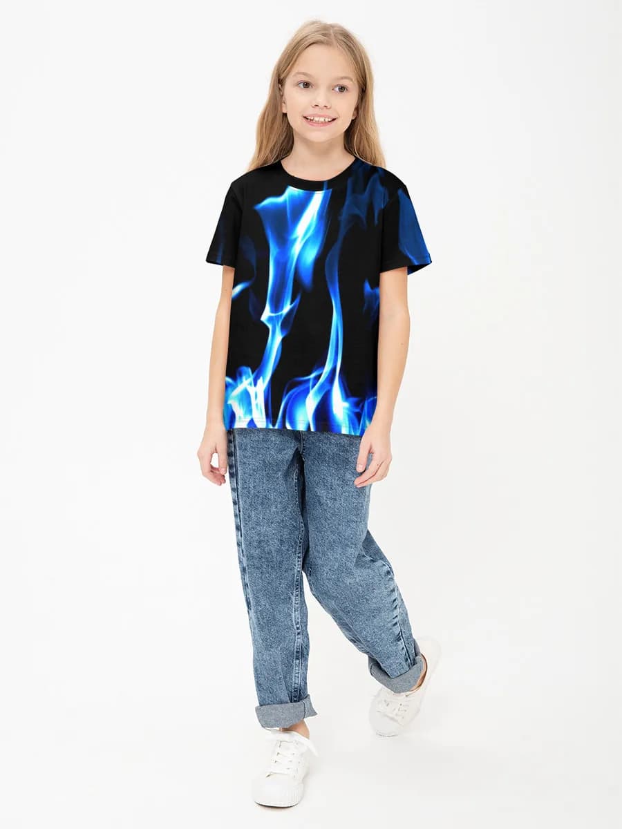 Children's cotton T-shirt (for girls. Copy)