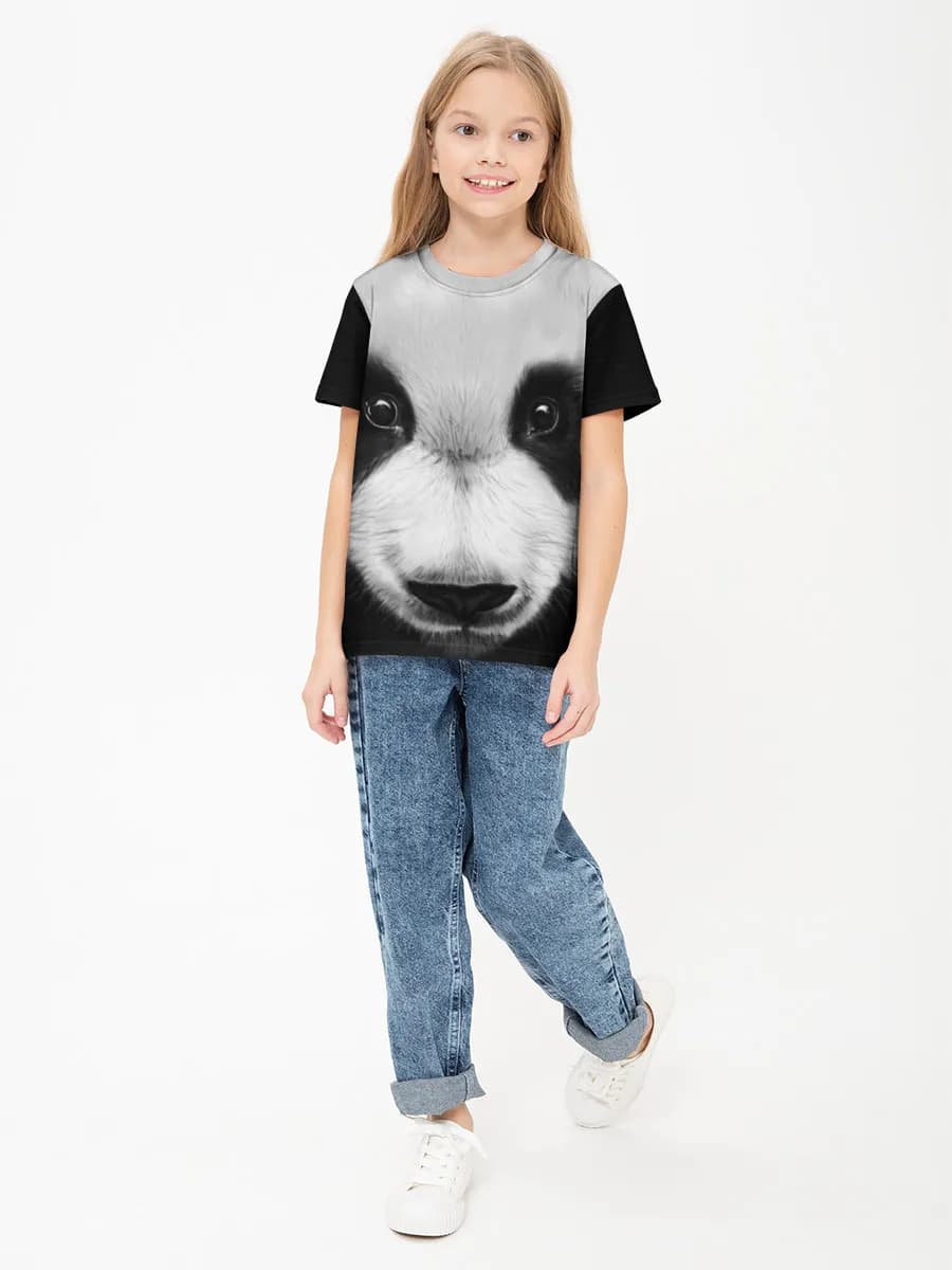 Children's cotton T-shirt (for girls. Copy)