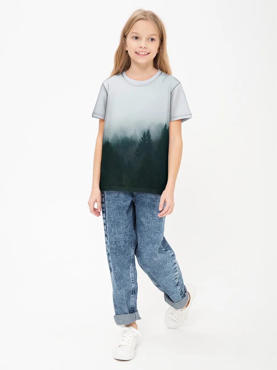 Children's cotton T-shirt (for girls. Copy)
