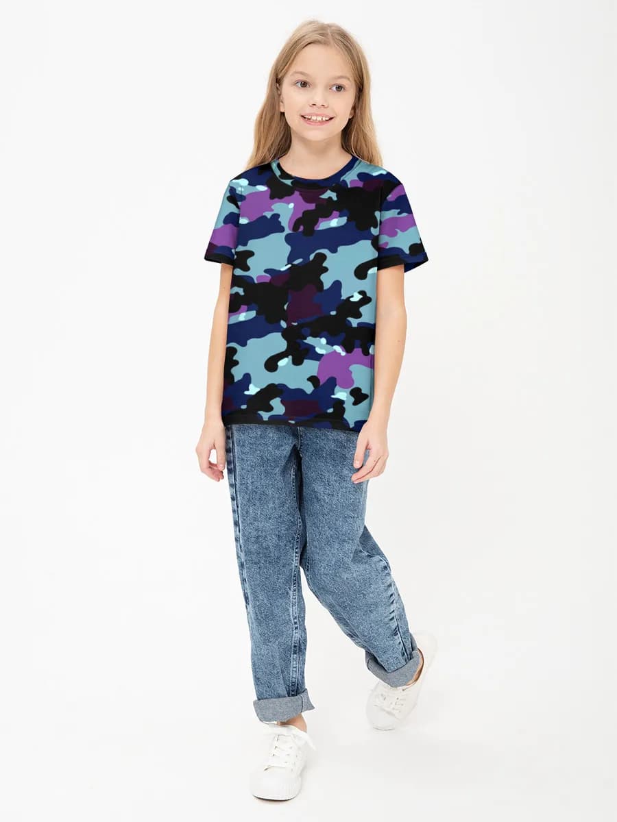 Children's cotton T-shirt (for girls. Copy)